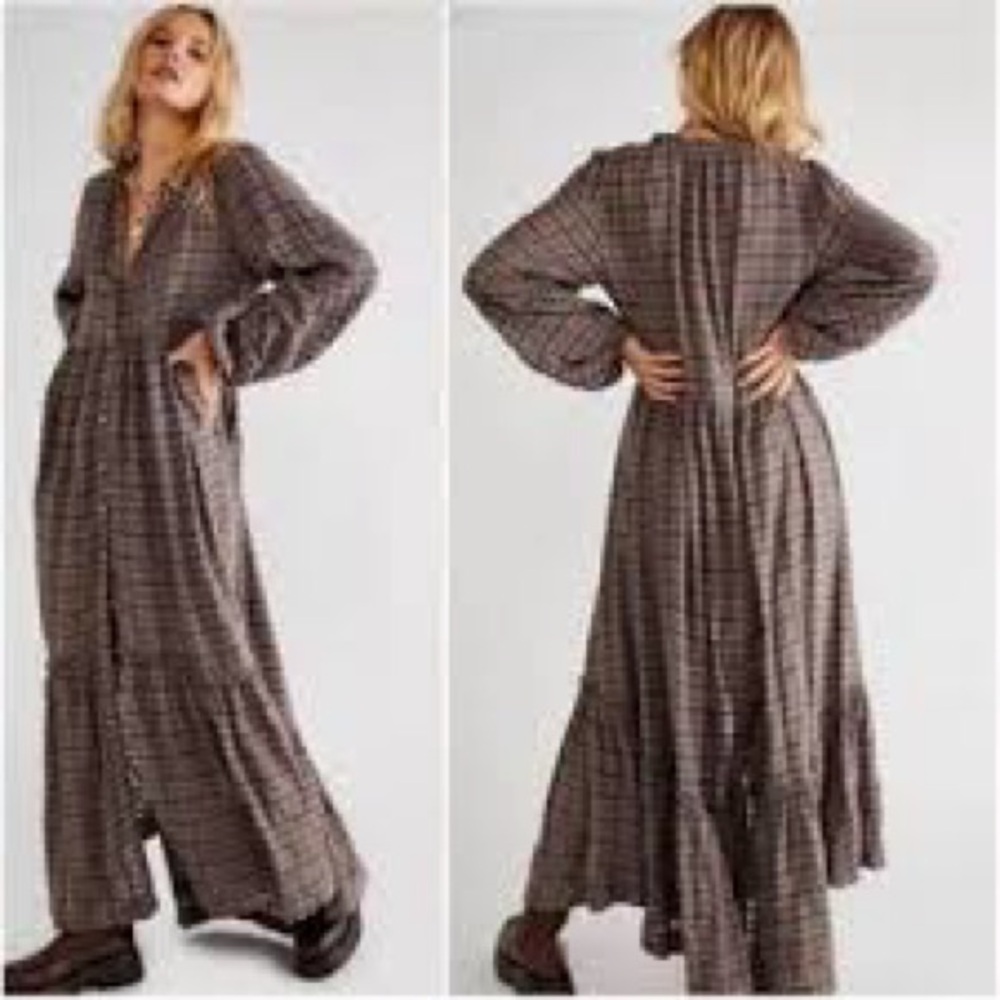 Free People Edie Maxi Dress In Horseshoe - Picture 5 of 16